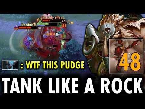 OMG MONSTER PUDGE IS BACK!! CRAZY OFFLANE PUDGE 7500HP TANK LIKE A ROCK | GENIUS PUDGE