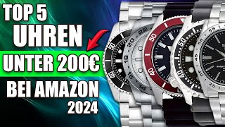 Uhren unter 200 € bei Amazon! Meine Top 5 Automatik 2024