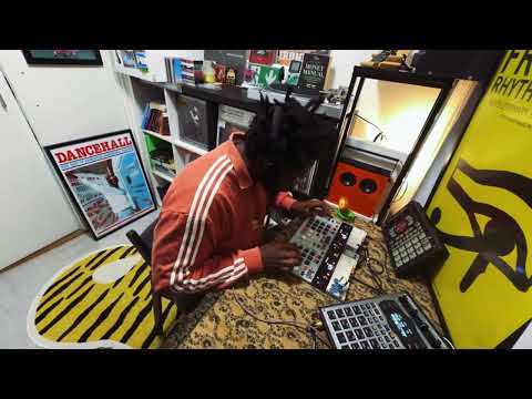 sampler & drum machine practitioner (jamming on the Teenage Engineering ￼EP133 K.O. II)