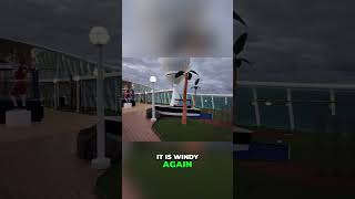 Cruise Ship Activity Deck Tour: Rock Climbing & More! #shorts