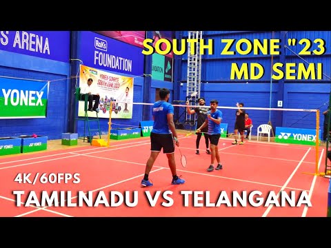 LOKESH/NAVEEN vs SUDHISH/SASANK | YONEX SOUTH ZONE BADMINTON CHAMPIONSHIP 2023 - COIMBATORE 🇮🇳