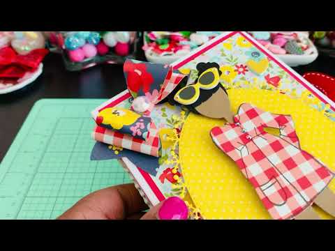 Tutorial! How I created my trifold waterfall folio! Come take a peek❤️❤️