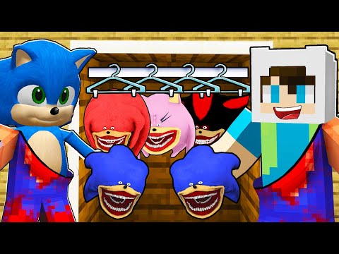 ENES VE BEBEK SONİC BÜTÜN KARAKTERLERE DÖNÜŞÜYOR 😱 Minecraft