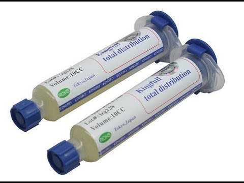 Распаковка крем-флюса для пайки и лужения RMA-218 Flux Kingbo