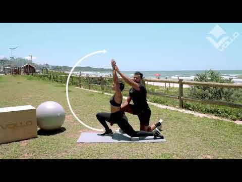 Bloco de Yoga Vollo - Exemplo de uso