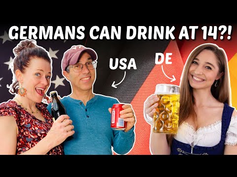 Drinking CULTURE & AGE - USA vs. GERMANY 🇩🇪 AMERICANS will be SHOCKED by This!! 🇺🇸🍺😱