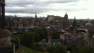 preview picture of video 'Old Town Edinburgh Scotland from Calton Hill'