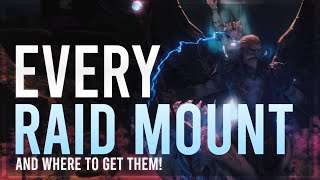 Every Savage Raid Mount in FFXIV ! | ARR - SHB | FFXIV Showcase
