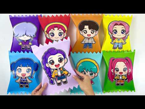 💜 Paper DIY🍬 KPOP DEMON HUNTER CANDY Blind Bag ASMR Unboxing | How to make blind bag