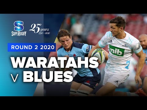 Super Rugby 2020 | Waratahs v Blues - Rd 2 Highlights