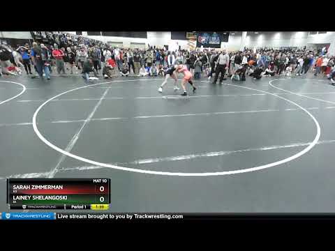 112 Lbs Champ. Round 2 - Sarah Zimmerman, KS Vs Lainey Shelangoski, IA Bbc3