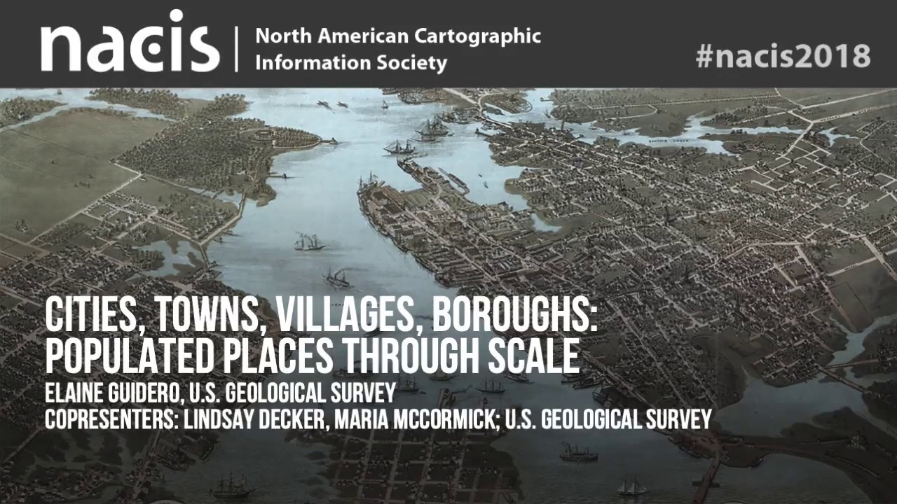Cities, towns, villages, boroughs: populated places through scale