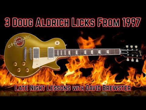 3 Doug Aldrich Licks From 1997