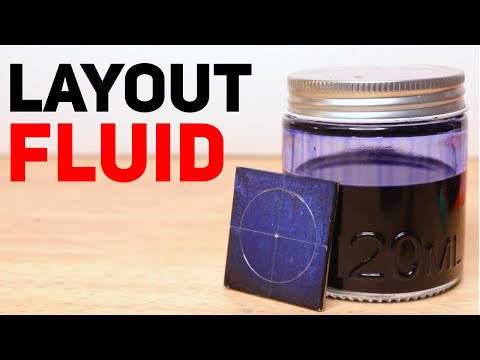 DIY Machinist Blue Layout Fluid