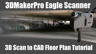 3DMakerPro Eagle LiDAR Scanner Review - From 3D Scan to Floor Plan Tutorial with FreeCAD