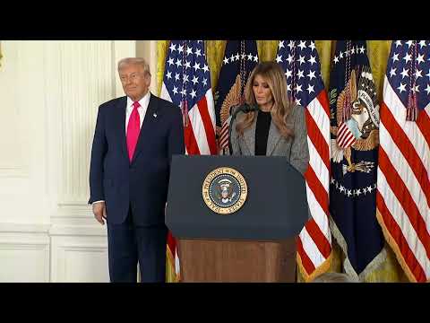 Melania Trump announces foster care plan to be signed via Donald Trump executive order