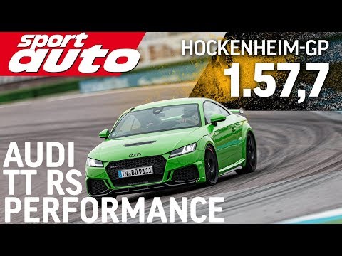 Audi TT RS Performance | Hot Lap Hockenheim-GP | sport auto