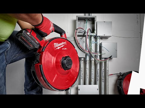 STOP Wasting Time: Milwaukee® M18 FUEL™ Powered Fish Tape - Neater & Less Mess