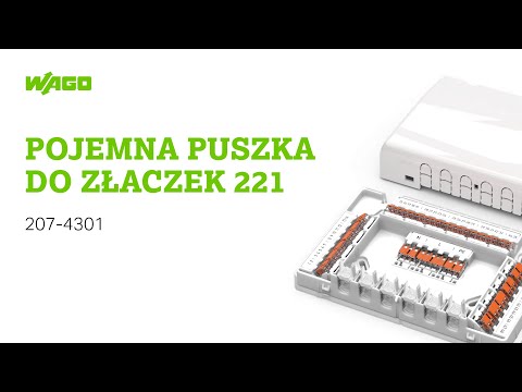 Pojemna puszka do złączek 221 - zdjęcie