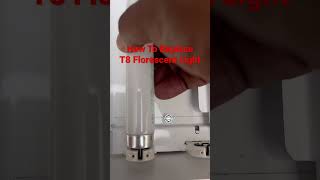 How To Replace T8 Fluorescent Light Bulbs 4 ft.