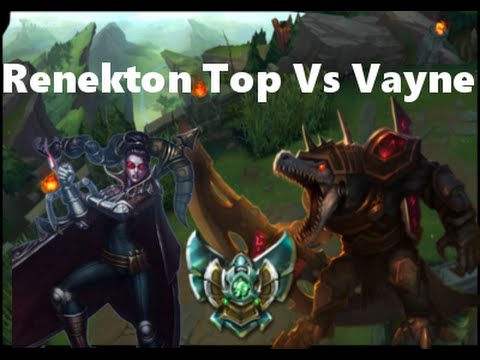 Lol Ranked Top Renekton Vs Vayne Commentary