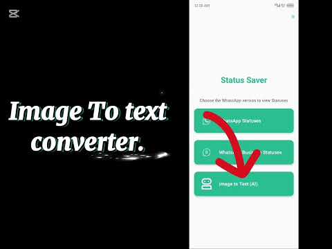 Status Saver - Image to Text video thumbnail