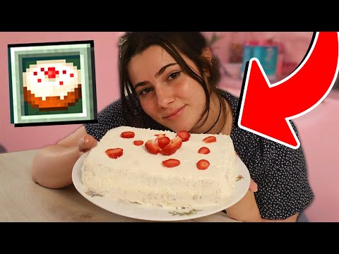 PREPARO LA TORTA DI MINECRAFT PER IL MIO COMPLEANNO