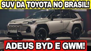 🔥 ESTE É O NOVO SUV DA TOYOTA PARA O BRASIL: HAVAL H6 e COMPASS EM DESESPERO!