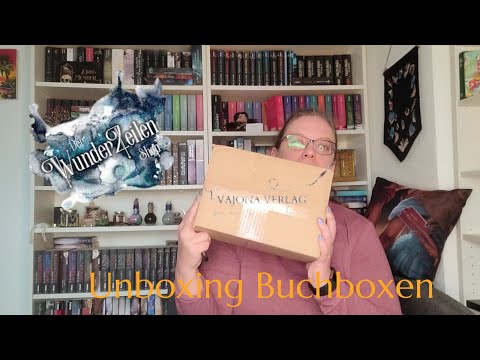 unboxing Wunderzeilen Shop Dezember & Vajona Verlag Buchboxen