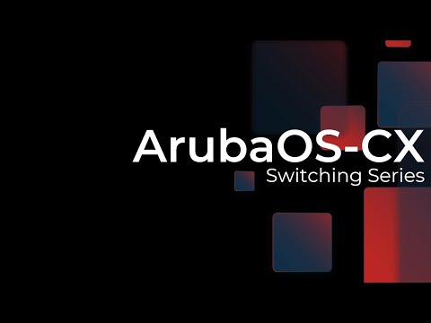 ArubaOS-CX Switching Series - How to Stack Switches using VSF
