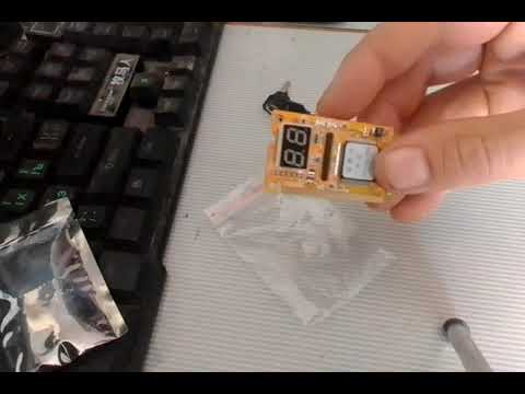 обзор пост карты для ноутбука и кнопка ключ