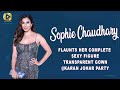 Sophie Chaudhary Flaunts Her Complete Exy Figure Transparent Gown Karan Johar Party