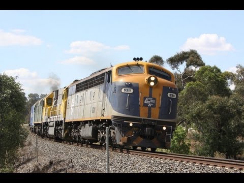 POTA Horsham Container Train - Australian Trains, Victoria