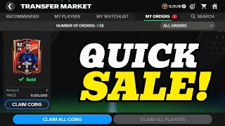 HOW TO SELL PLAYERS QUICKLY IN FIFA MOBILE! HOW TO SELL PLAYERS QUICKLY IN FC MOBILE | FC NIGERIA
