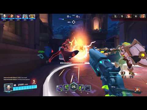 Epic Androxus Gameplay! Paladins Ranked Late Penta Kill!