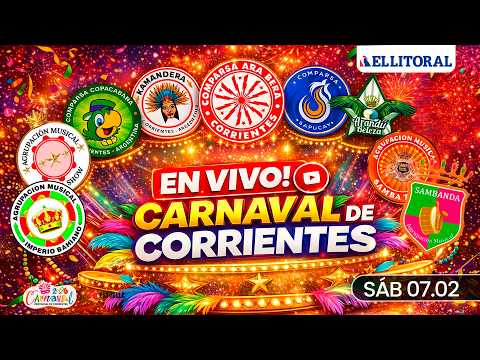🔴EN VIVO | CARNAVAL de CORRIENTES | NOCHE #03
