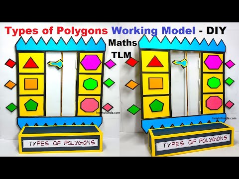 types of triangle math s working model for class 9 diy maths tlm howtofunda craftpiller