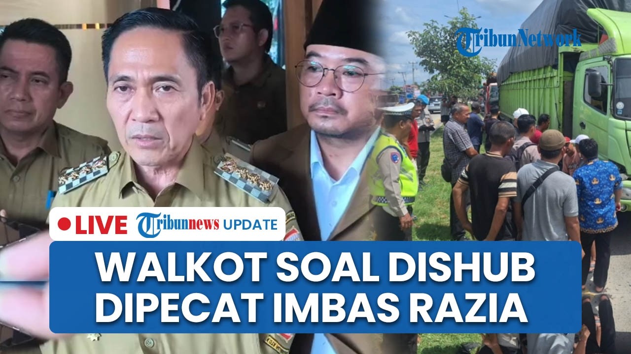 LIVE: Respons Wali Kota Palembang soal 5 Personel Dishub Dipecat seusai Cekcok Gegara Razia Ilegal