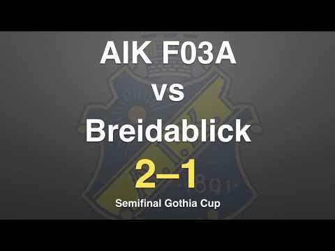 Gothia Cup AIK vs Breidablick