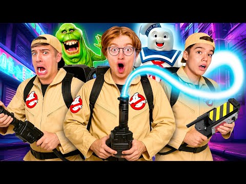 GHOSTBUSTERS in Real Life ! **in the toy store**