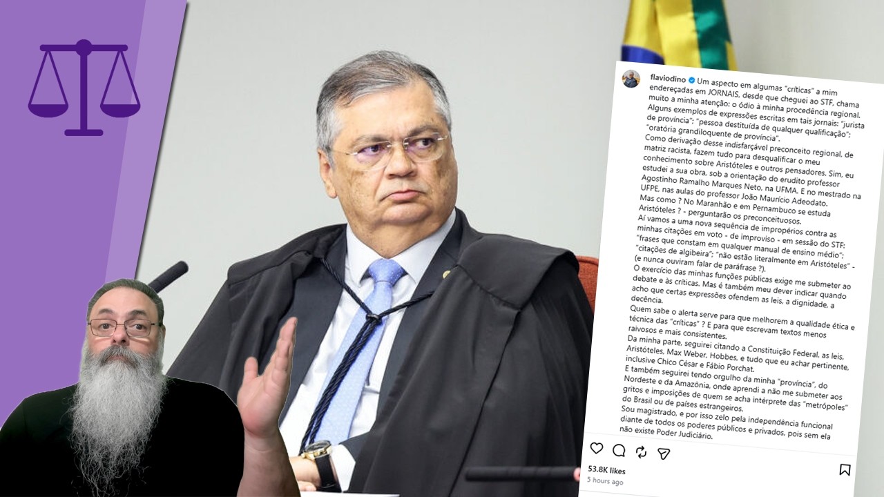 DINO ficou CHATEADO com CRÍTICAS a SUAS CITAÇÕES de ARISTÓTELES e AMEAÇA PRENDER GERAL