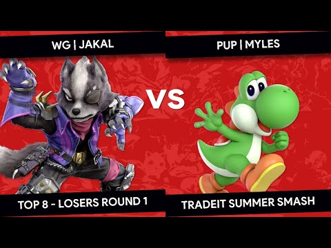 TradeIT - wG | Jakal (Wolf) Vs. PUP | Myles (Yoshi/Steve) - Top 8 - Losers Eighths - SSBU