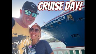 CRUISE DAY! CARNIVAL MIRACLE #cruiseday #vlog