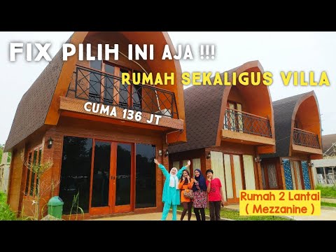 Rumah sekaligus Villa ini cuma 136 juta aja, FIX Cocok banget...