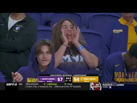 GEICO Nationals, Championship: Montverde Academy (FL) vs. New Hope (MD) Girl's Basketball Final Qtr