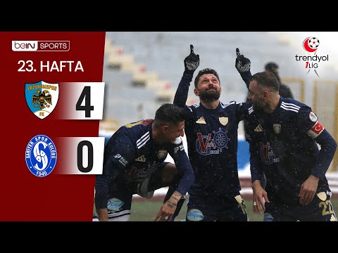 Erzurumspor (4-0) Sarıyer | 23. Hafta Maç ÖZETİ | Trendyol 1. Lig - 2025/26