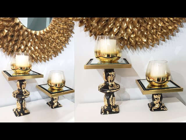 Vídeo relacionado con Candelabros de Hierro Negro Retro con Asa, 2pcs Candelabro Decorativos Vintage para Mesa y Centros de Mesa en el día de San Valentín, Navidad, Halloween, Decoración de Bodas y Cenas