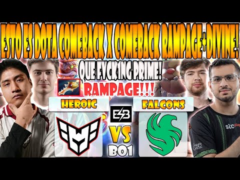 HEROIC vs FALCONS [BO1] WISPER, SCOFIELD, DAVAI LAMA VS ATF, MALR1NE, SKITER- BLAST SLAM 4-DOTA-ESB