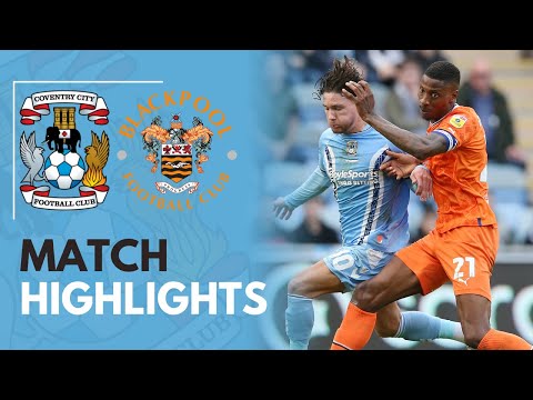 Coventry City 1-2 Blackpool