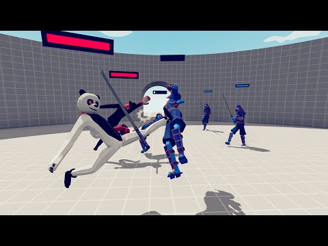 KICKBOXER Vs CLASSIC UNITS + HP BAR - (2 vs 20) l TABS Totally Accurate Battle Simulator Gameplay